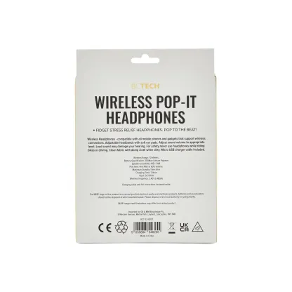 BCTECH Wireless Pop-It Headphones