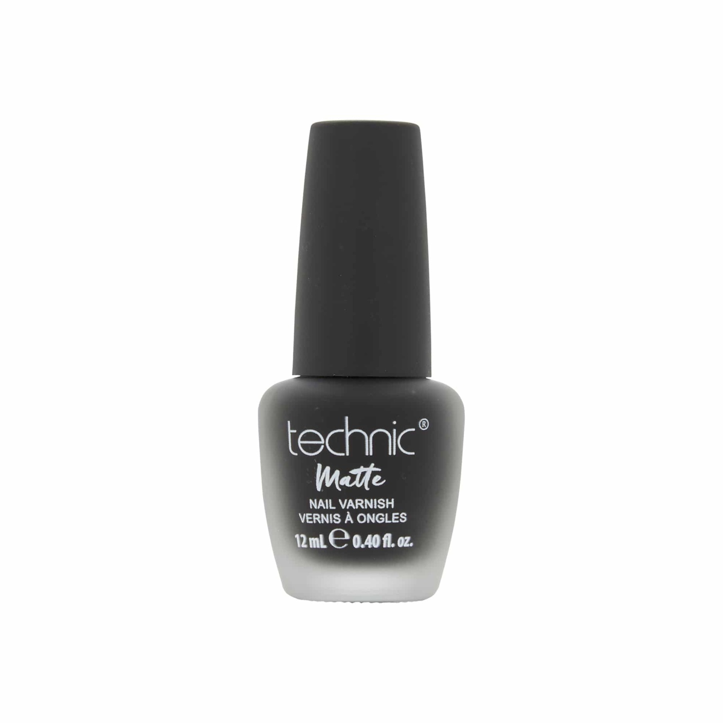 Technic Matte Nail Varnish Black