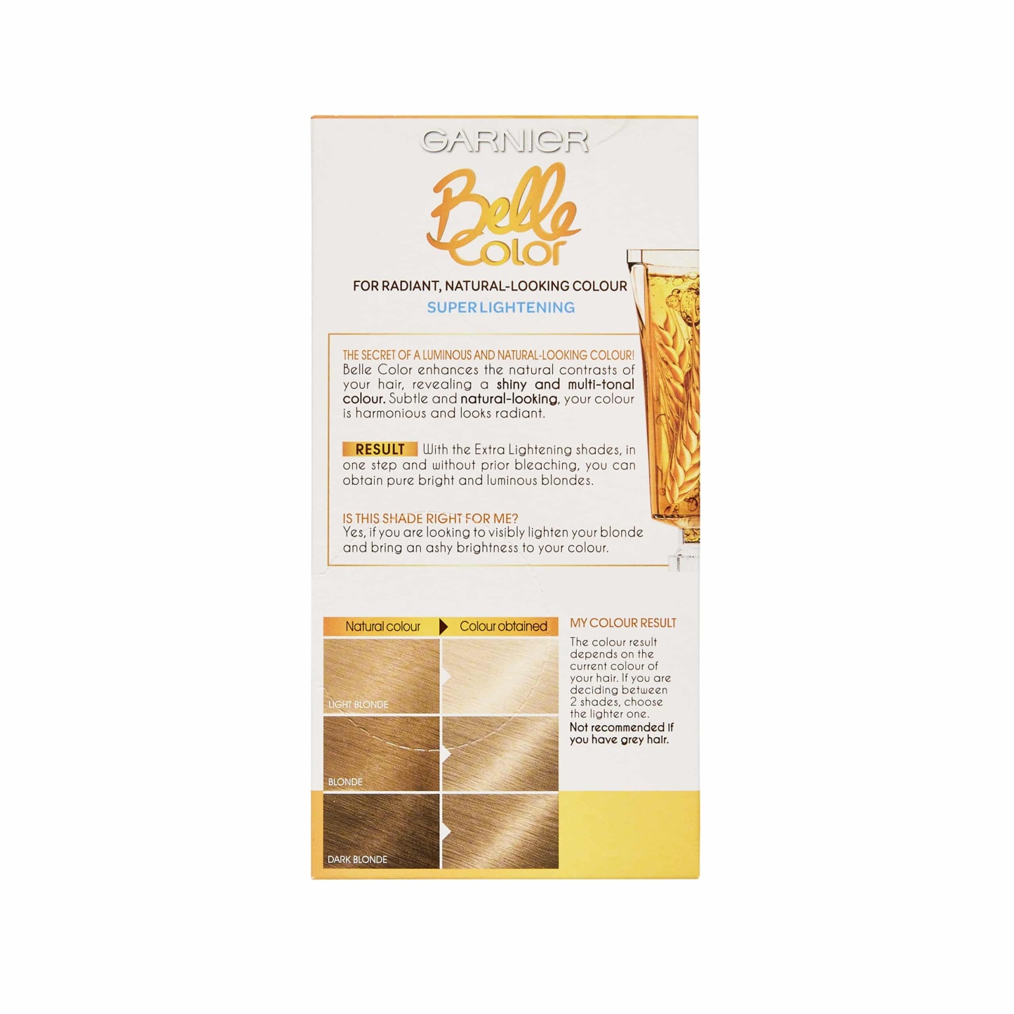 Garnier Belle Color Permanent Hair Dye 111 Extra Light Ash Blonde