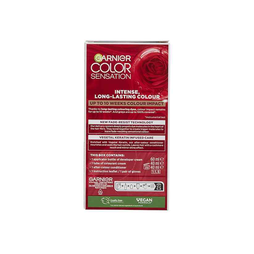 Garnier Color Sensation Permanent Hair Dye 5.0 Luminous Light Brown