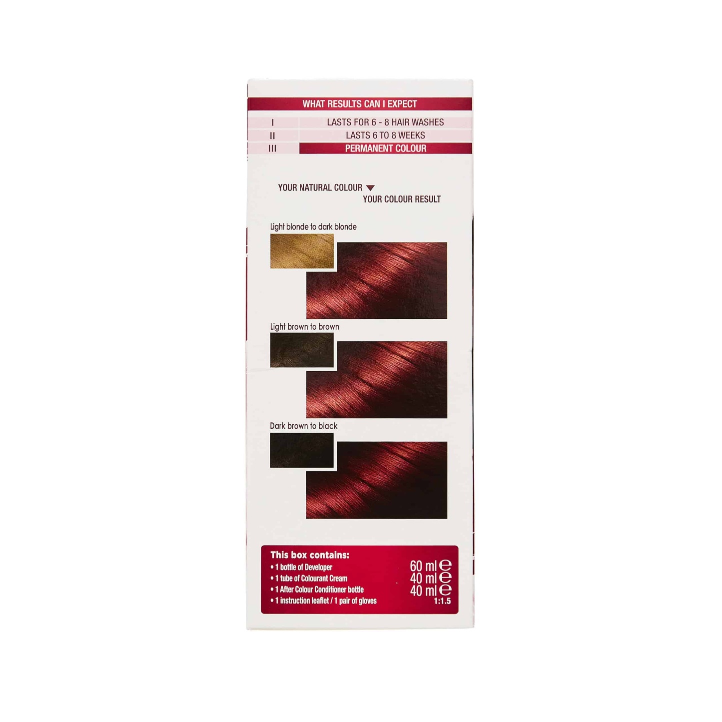 Garnier Color Sensation Permanent Hair Dye 6.60 Intense Ruby