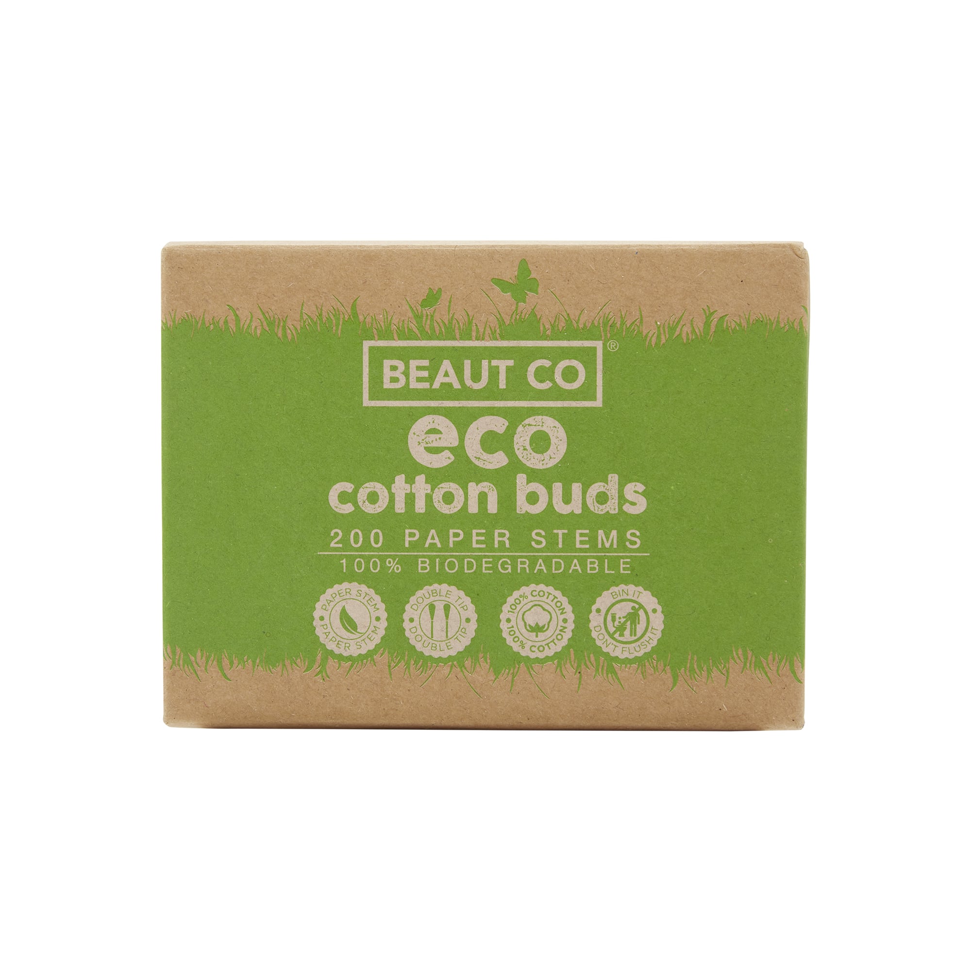 Beaut Co Eco Cotton Buds 200 Paper Stems