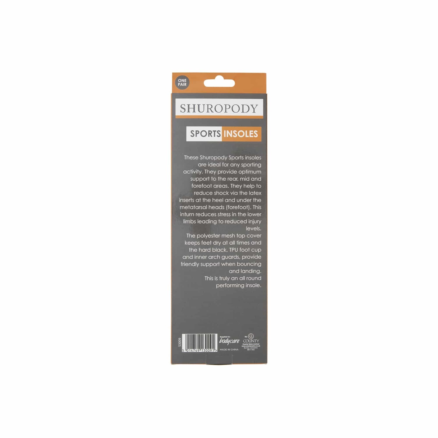 Shuropody Sports Insole Medium 39-41