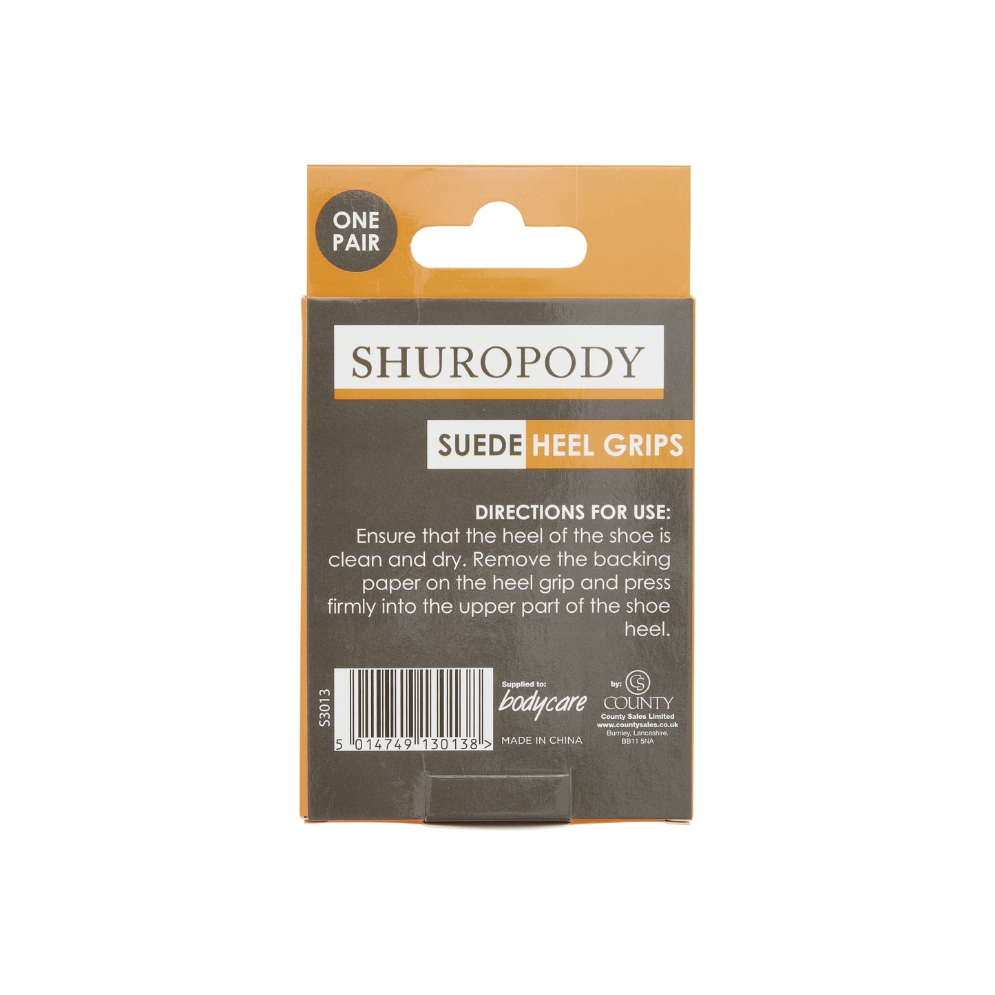 Shuropody Suede Heel Grips One Pair