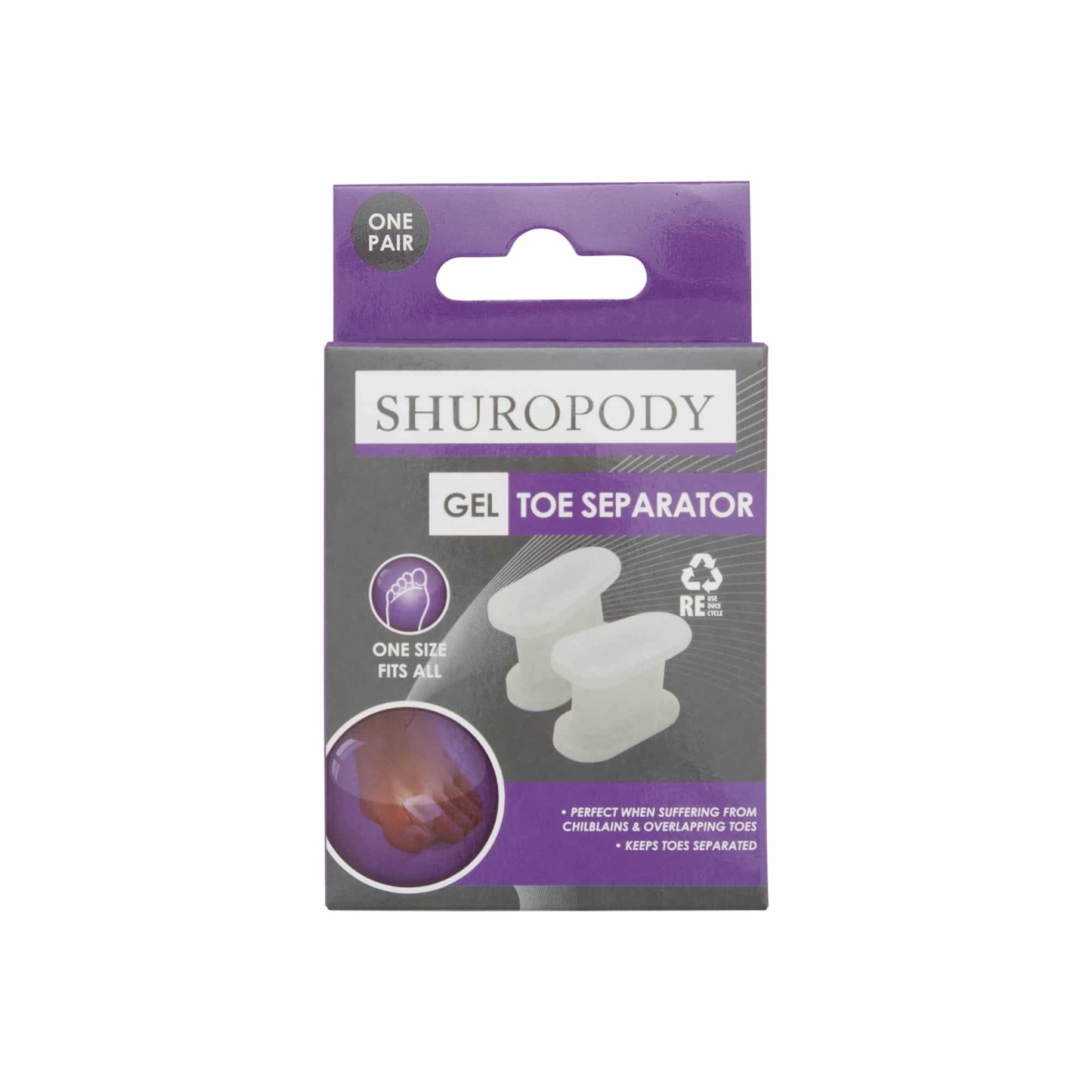 Shuropody Gel Toe Separator