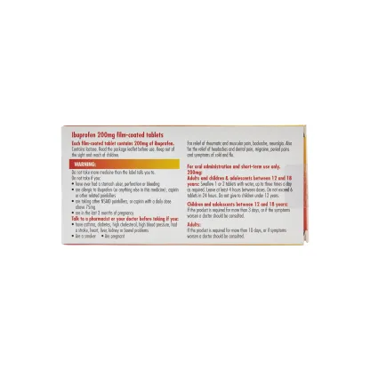 Ibuprofen Tablets 200mg 16's