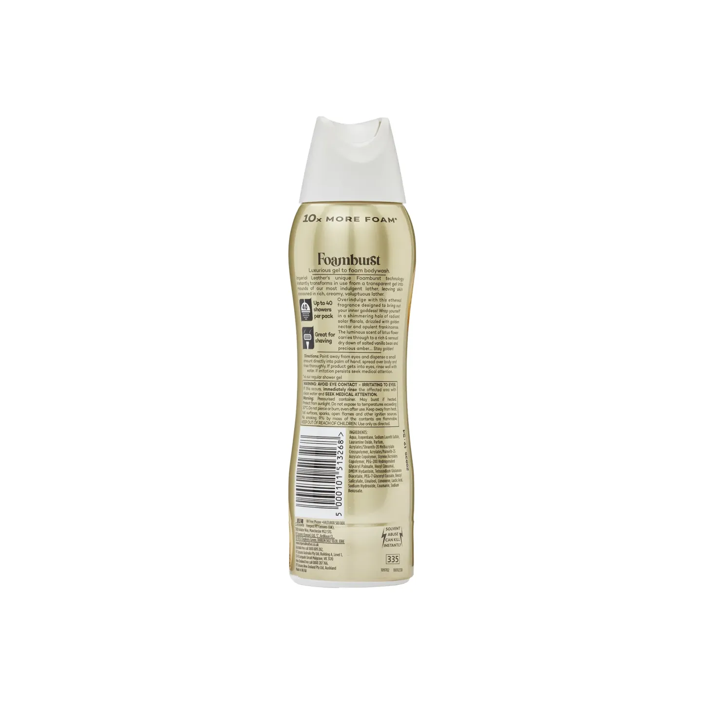 Imperial Leather Gold Goddess Foamburst 200ml
