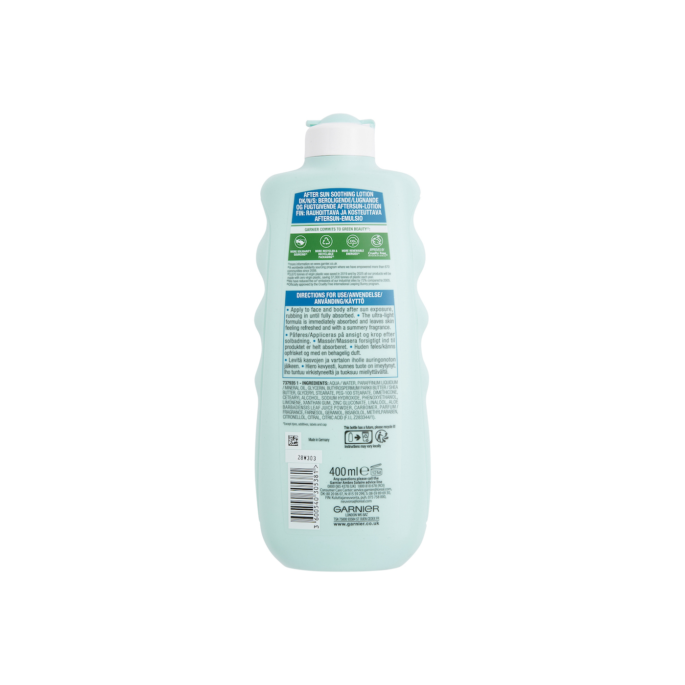Ambre Solaire Soothing After Sun Hydrating Lotion 400ml