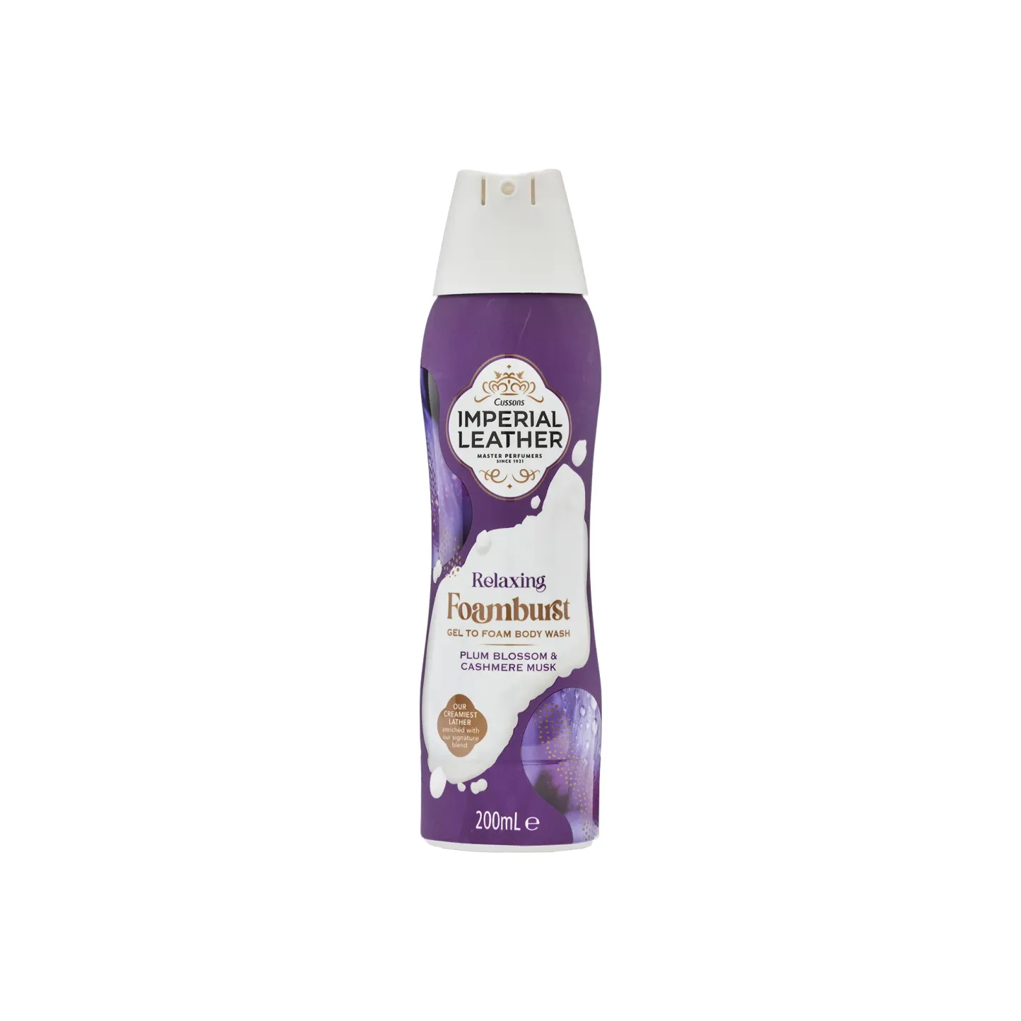 Imperial Leather Foamburst Relaxing Plum Blossom & Cashmere Musk 200ml