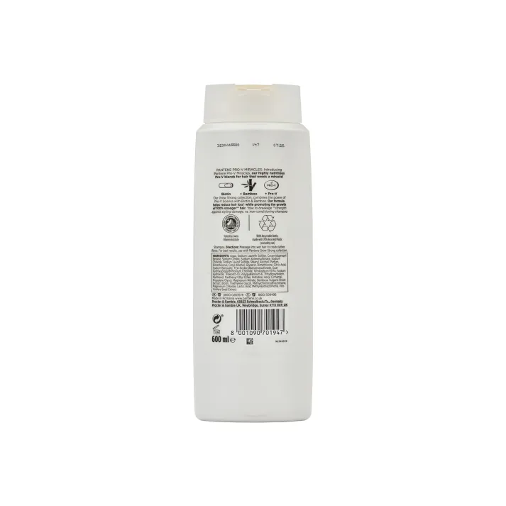 Pantene Pro-V Miracles Grow Strong XL Shampoo 600ml