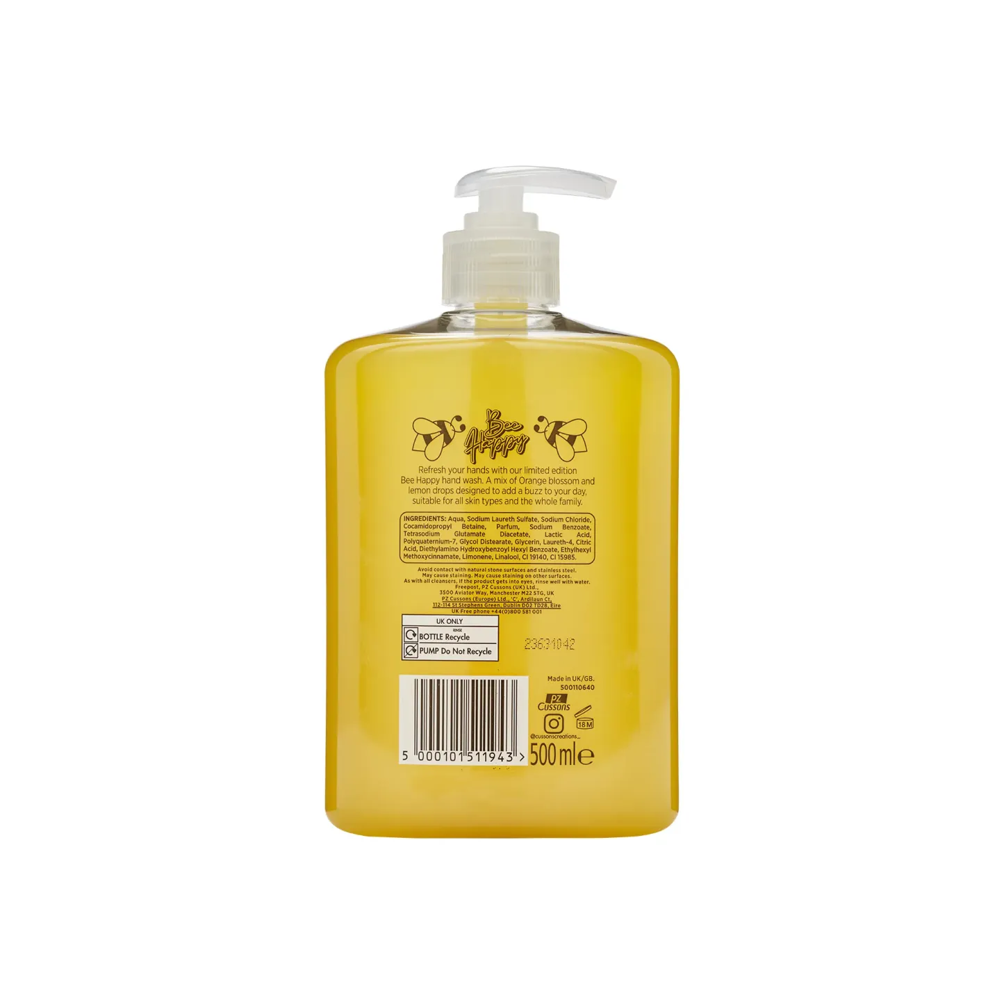 Cussons Creations Bee Happy Handwash 500ml