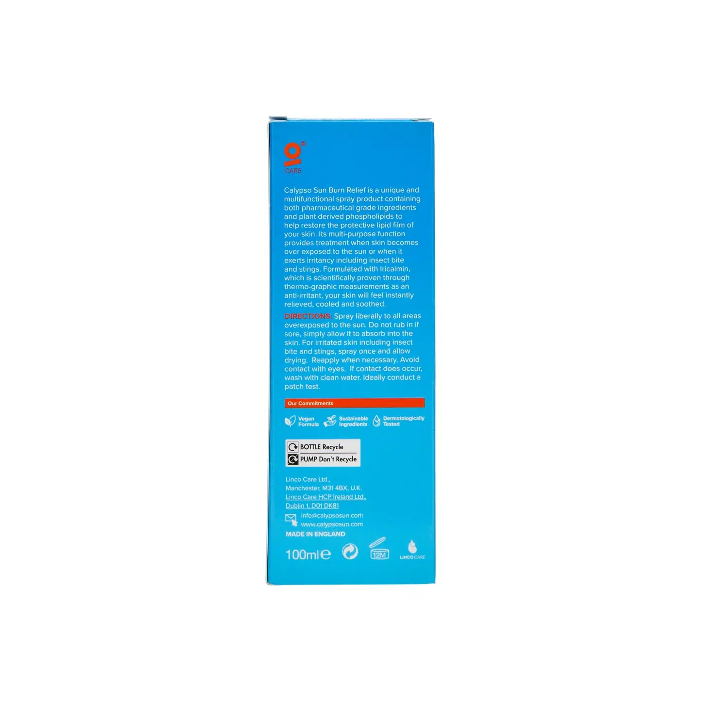 Calypso Sunburn Relief Spray 100ml