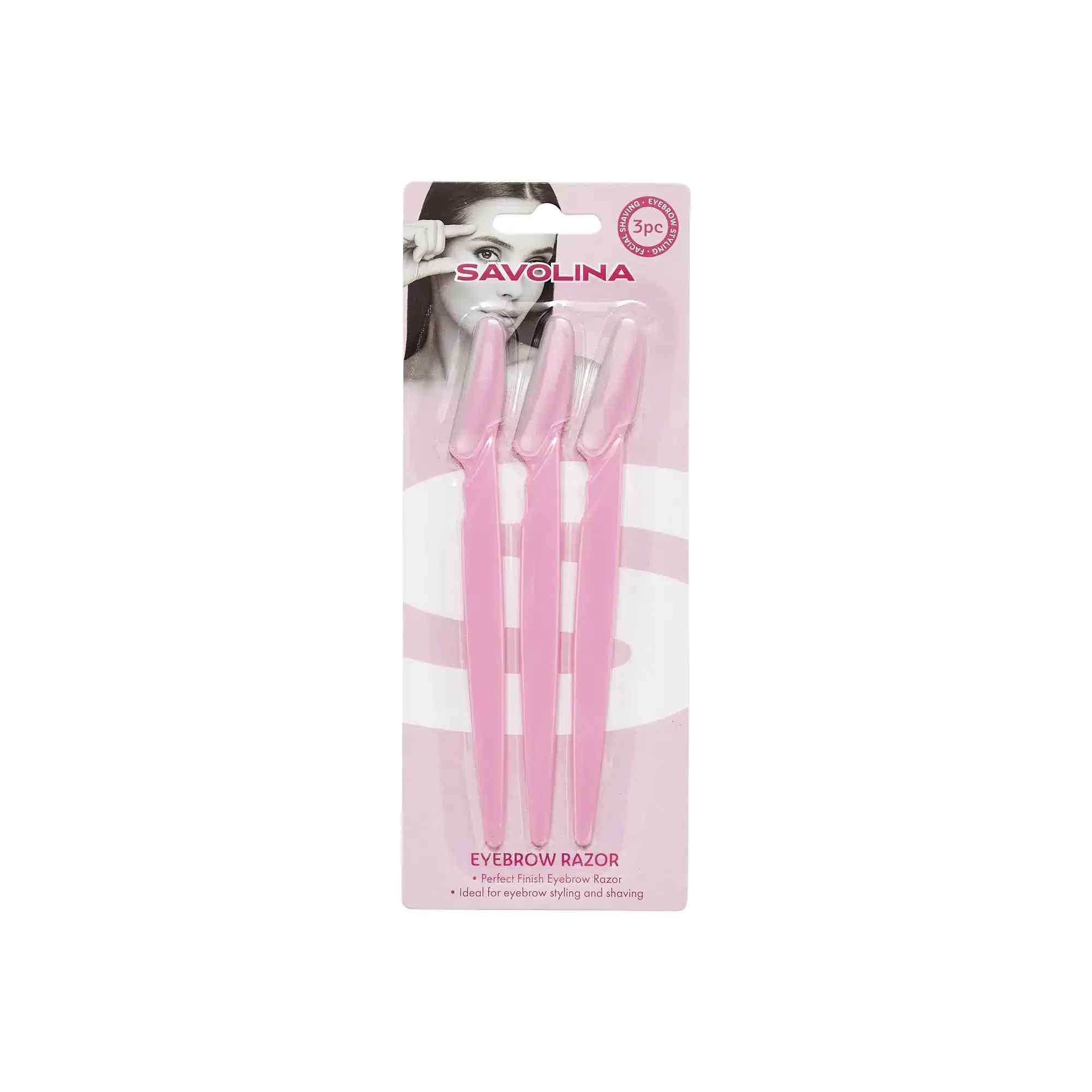 Savolina Eye Brow Razor 3pk