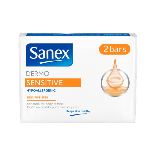 Sanex Soap Sensitive Twin Pack