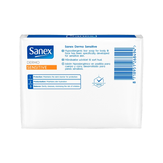 Sanex Soap Sensitive Twin Pack