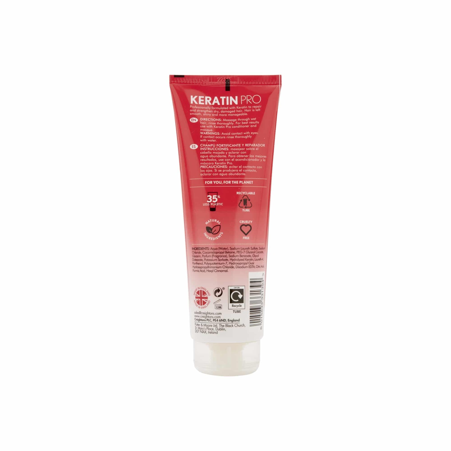 Creightons Pro Keratin Smooth & Strengthen Shampoo 250ml
