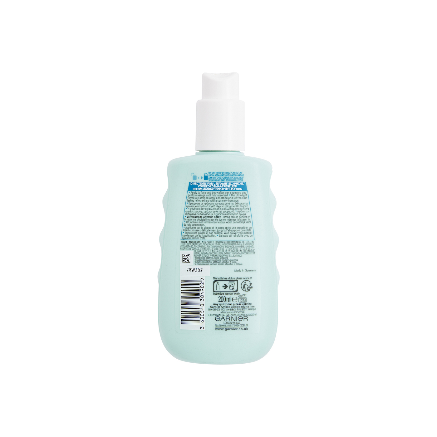 Ambre Solaire Hydrating After Sun Spray 200ml