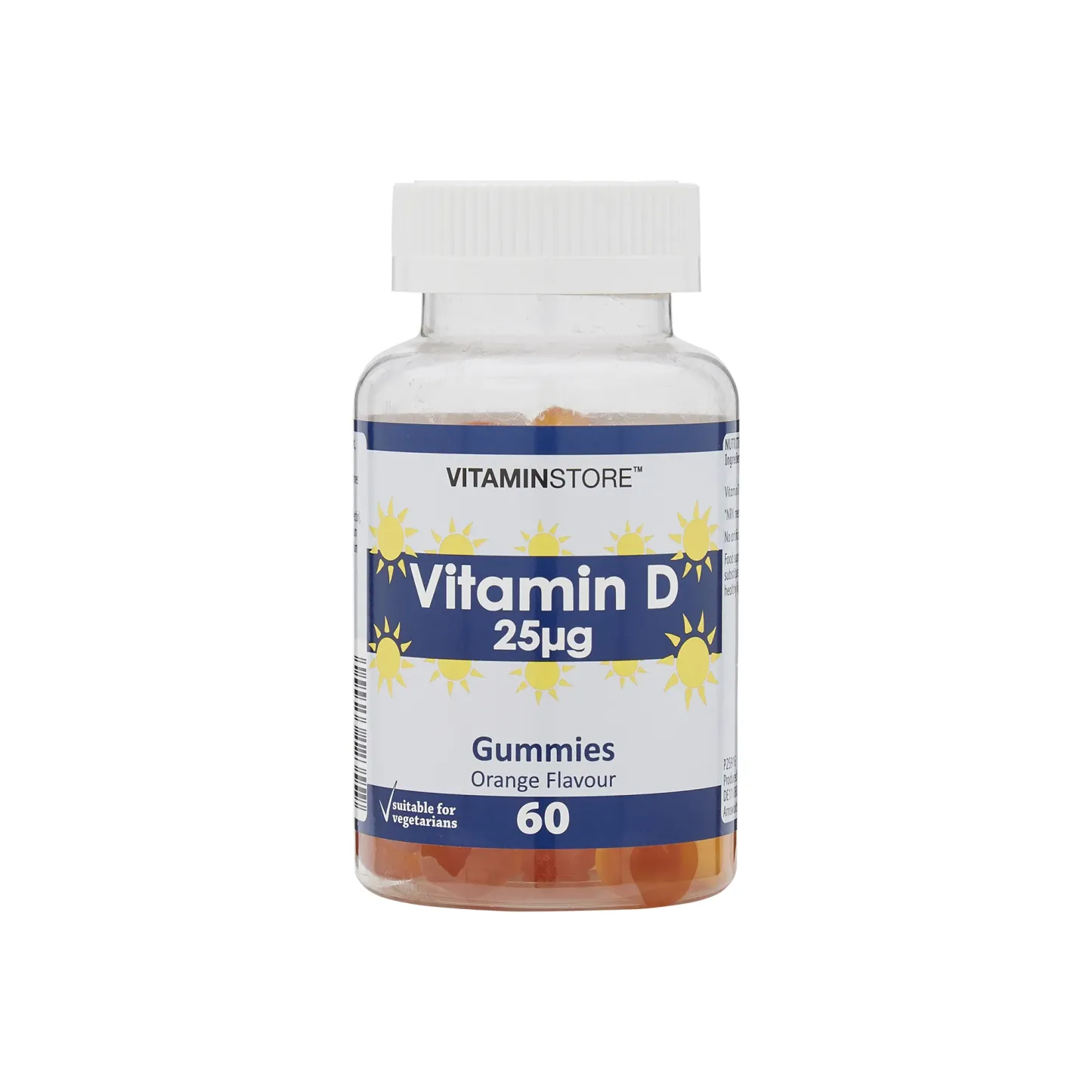 Vitamin Store Vitamin D 25mcg Gummies Orange 60