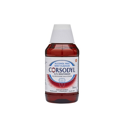 Corsodyl 0.2% Mouthwash Alcohol Free Original 300ml