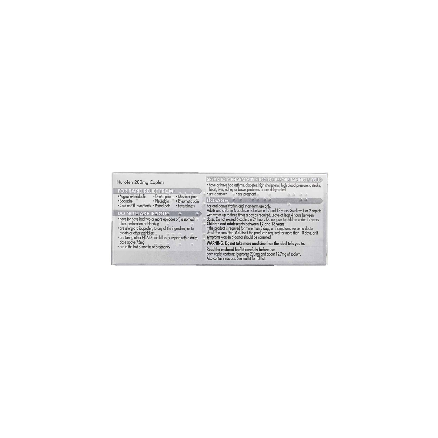 Nurofen 200mg Caplets 8s