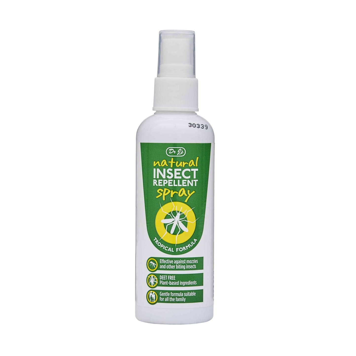 Dr J's Natural Insect Repellent Spray Tropical Formula 100ml