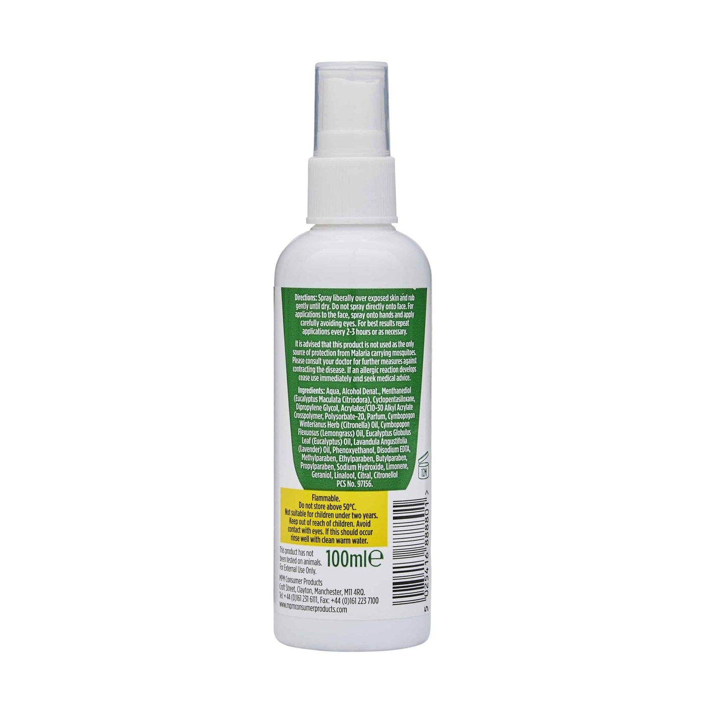 Dr J's Natural Insect Repellent Spray Tropical Formula 100ml