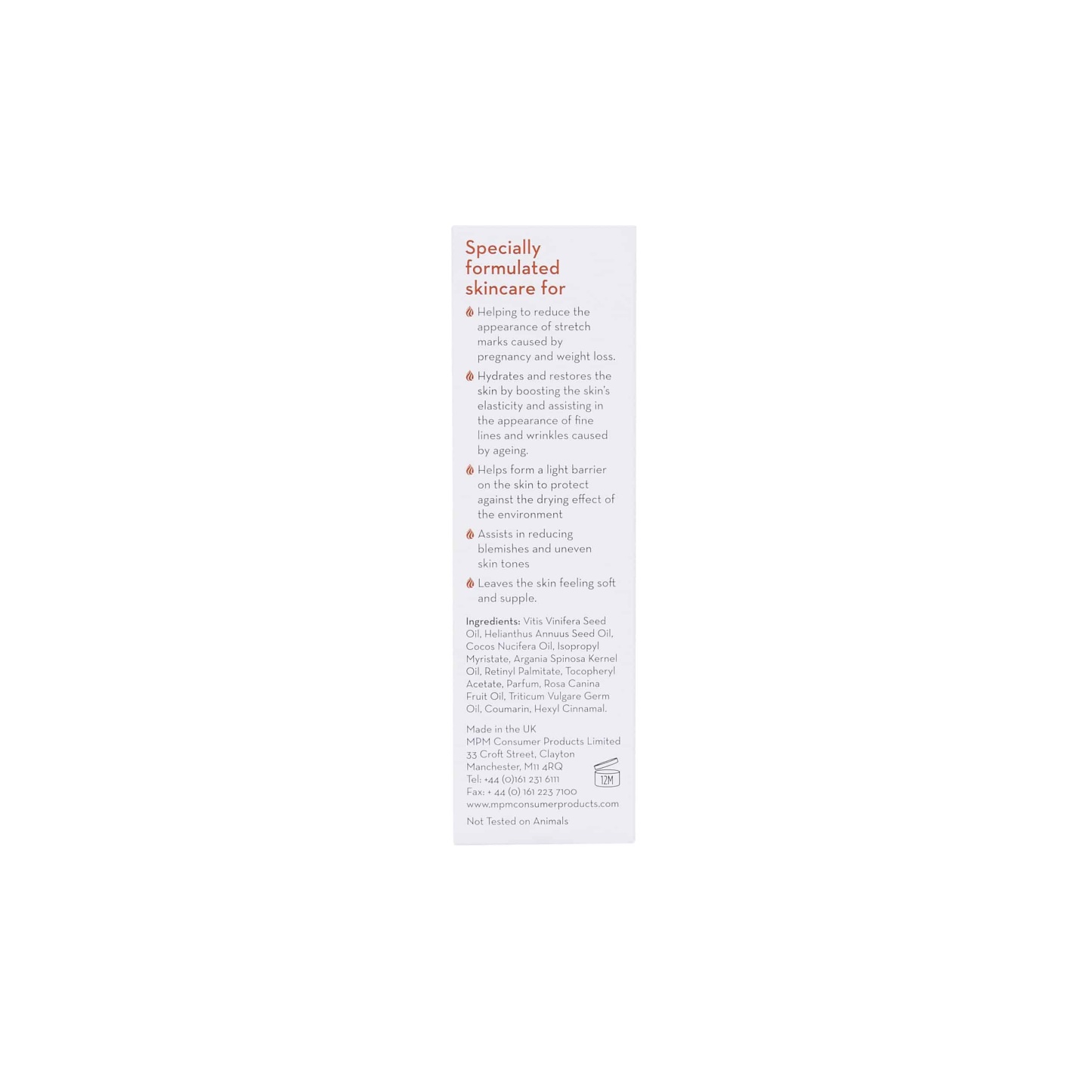 Pampered Stretch Mark Oil 125ml