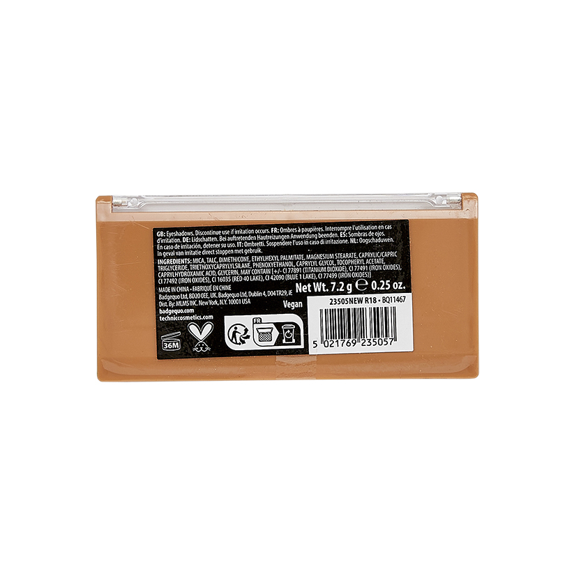 Technic Eyeshadow 6's Bronze 6 x 1.25g
