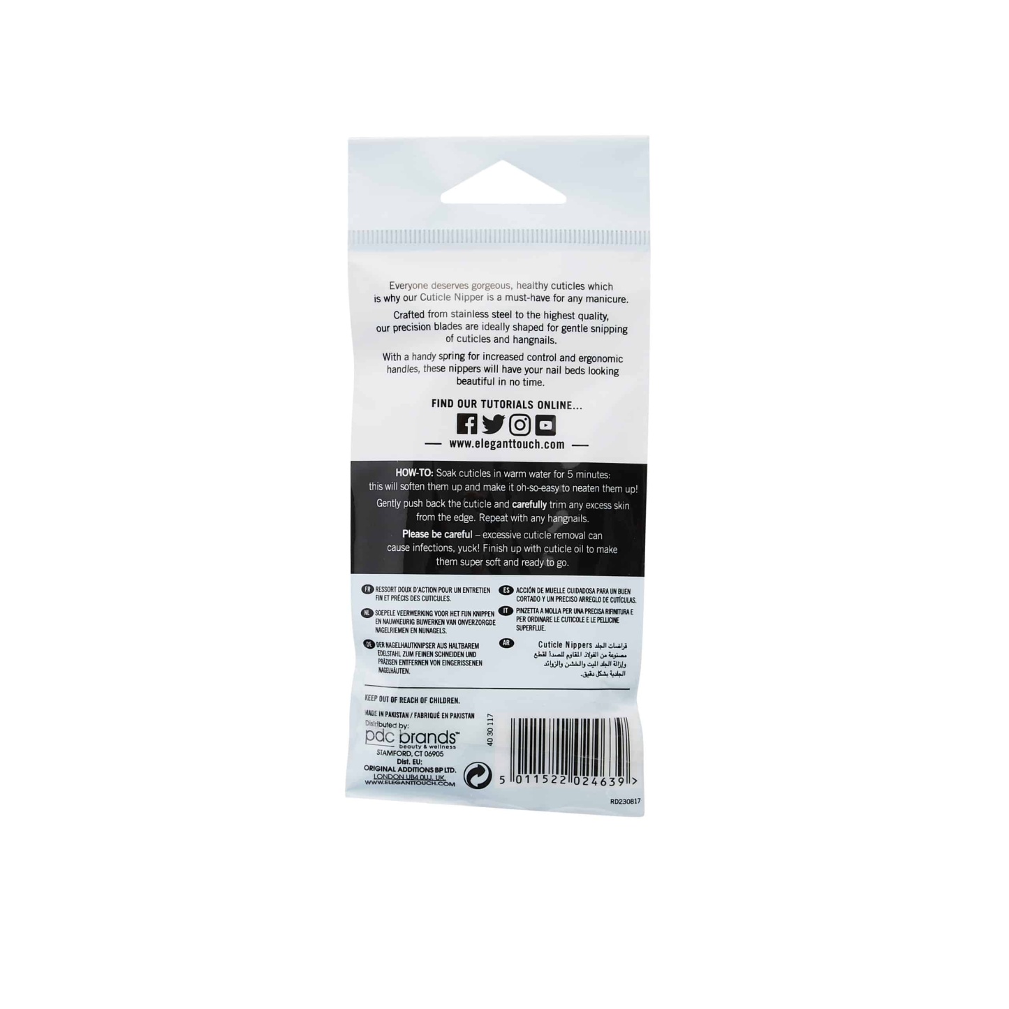 Elegant Touch Cuticle Nipper