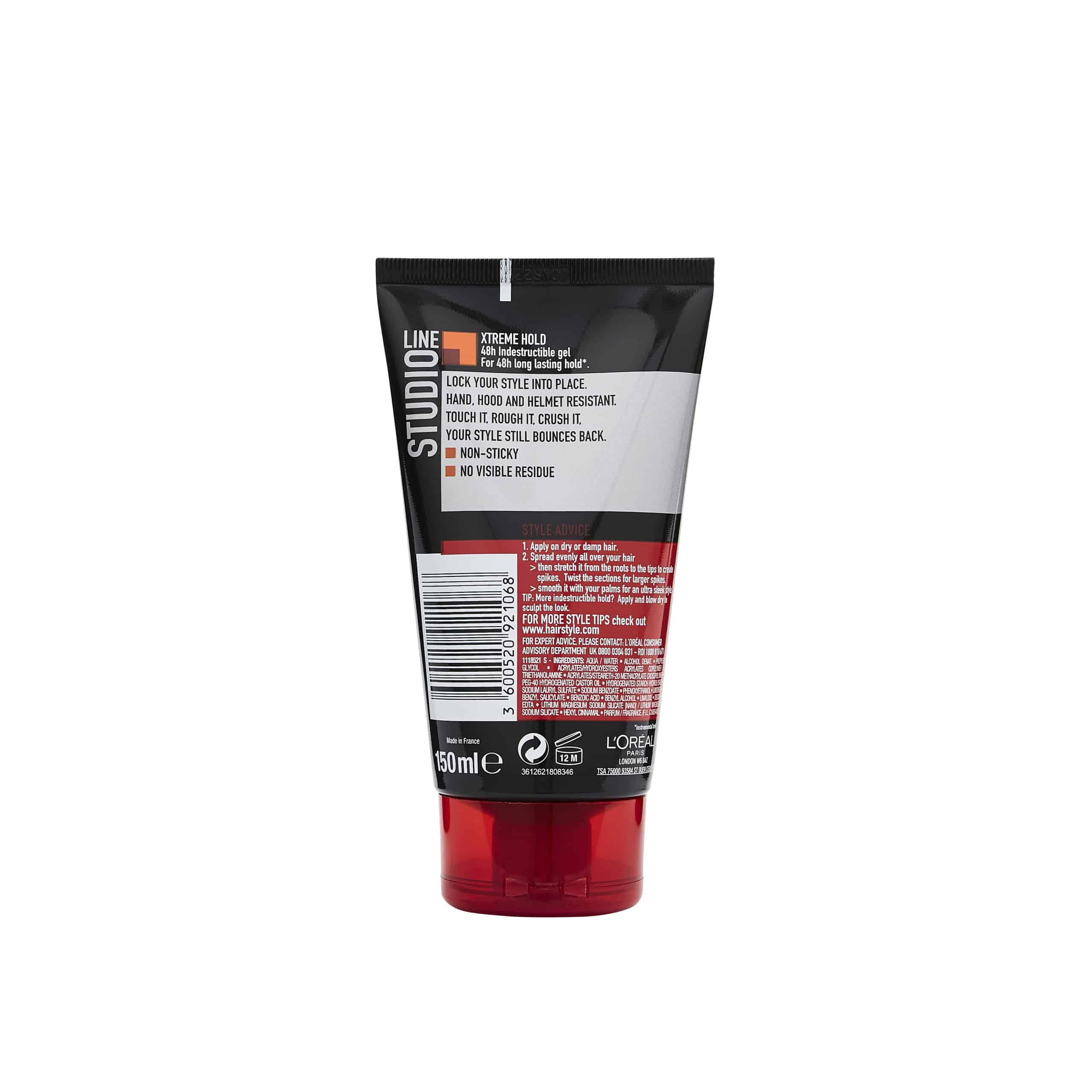 L’Oréal Studio Line Xtreme Hold Indestructible Gel 150ml