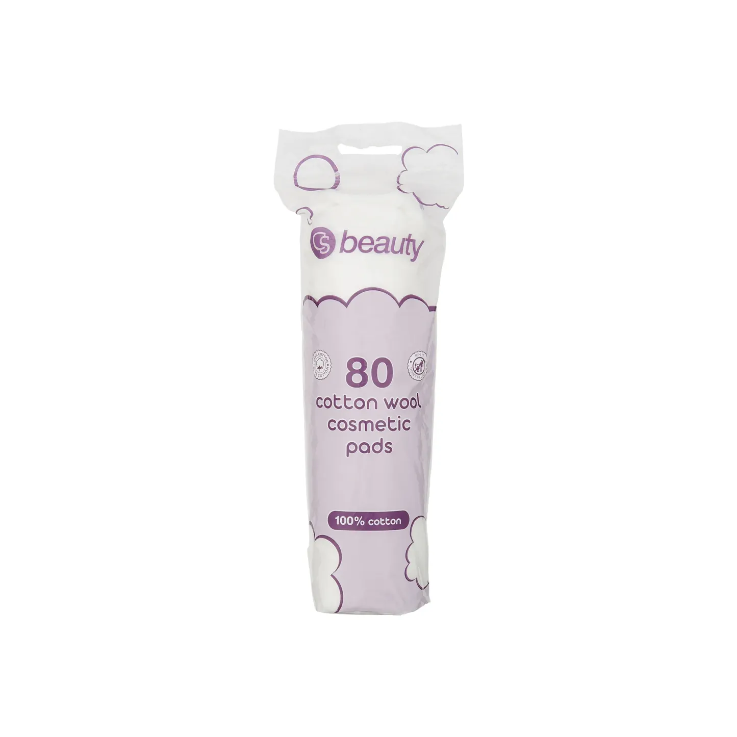 CS Beauty Cotton Pads Round 80's