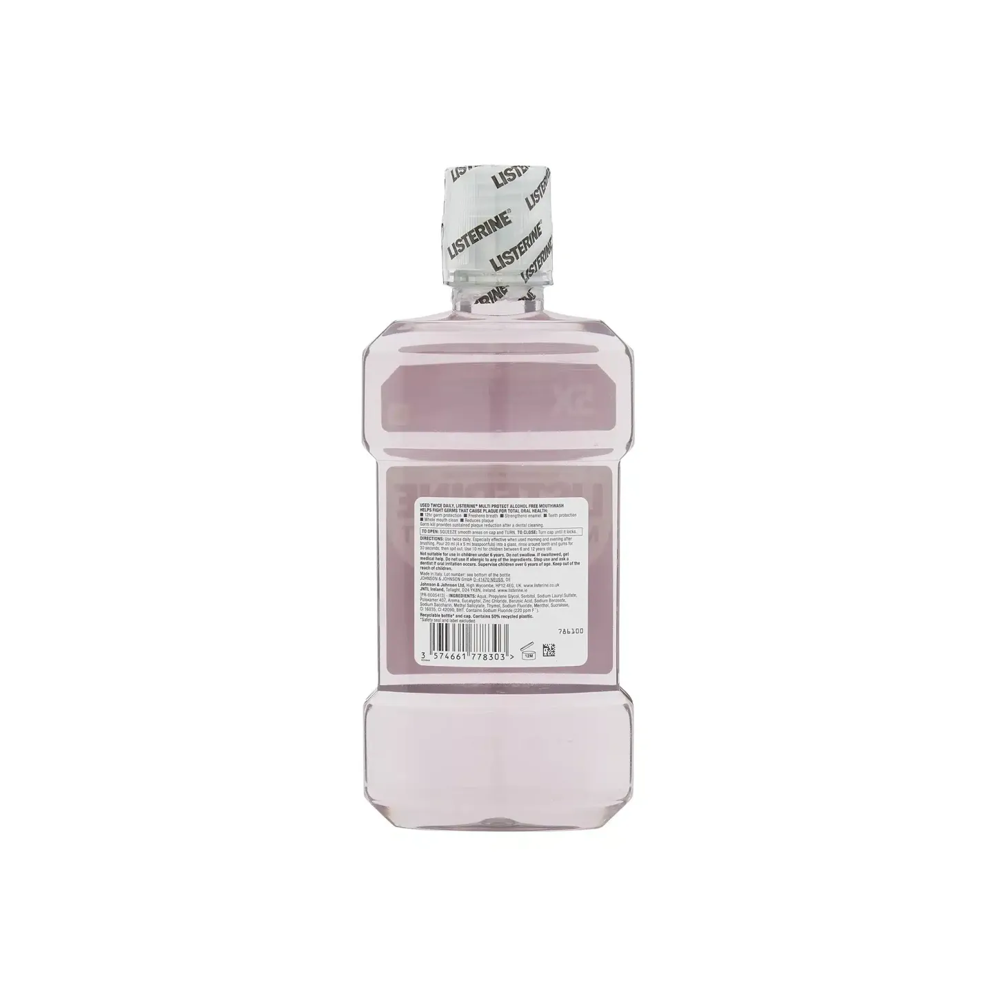 Listerine Multi Protection Smooth Mint Mouthwash 500ml