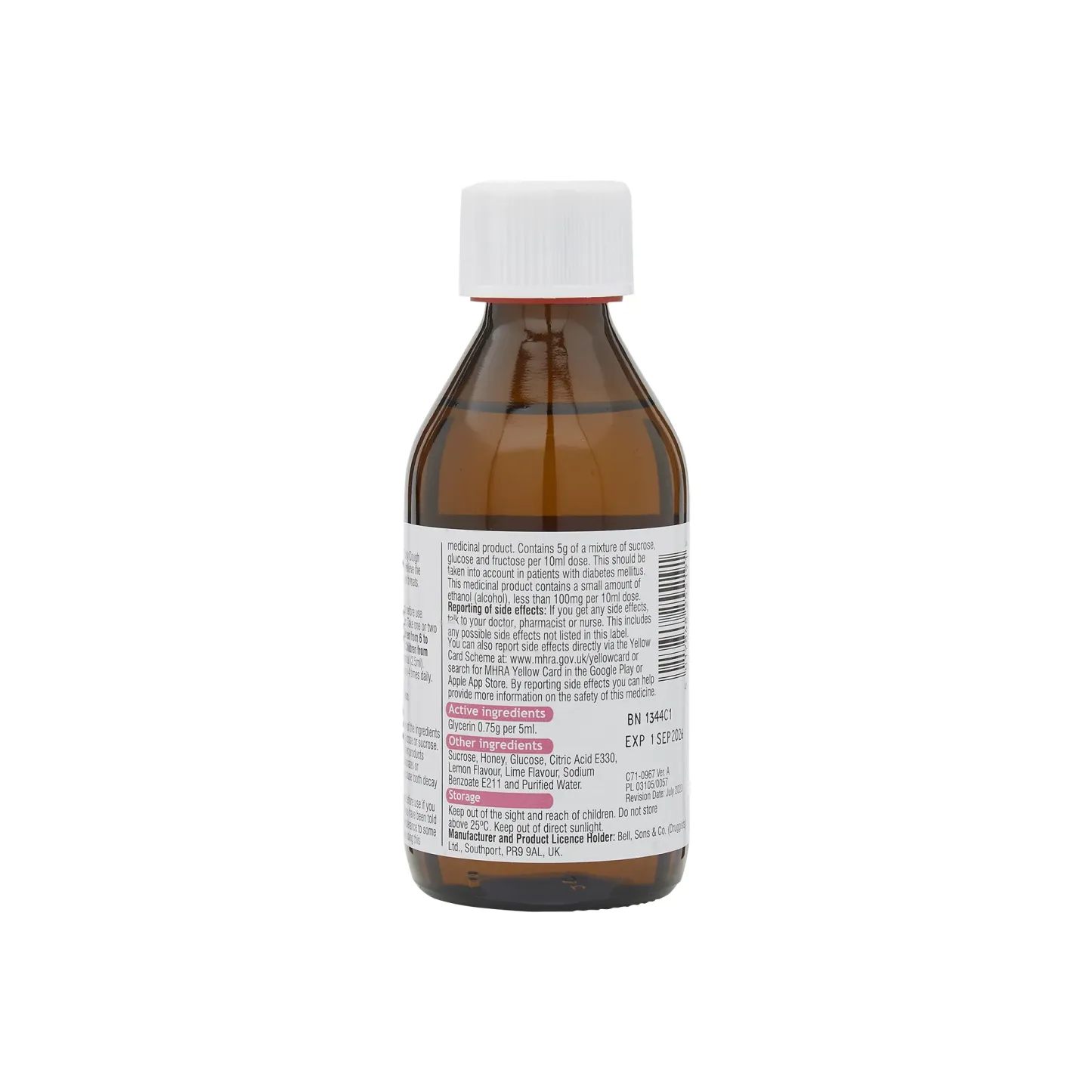 Bell's Healthcare Children's Dry & Tickly Cough 200ml