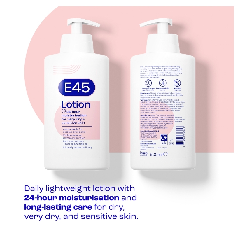 E45 Moisturising Lotion 500ml