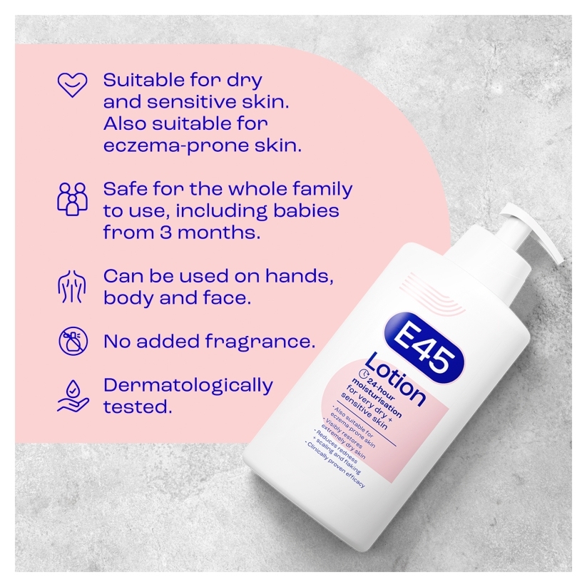 E45 Moisturising Lotion 500ml
