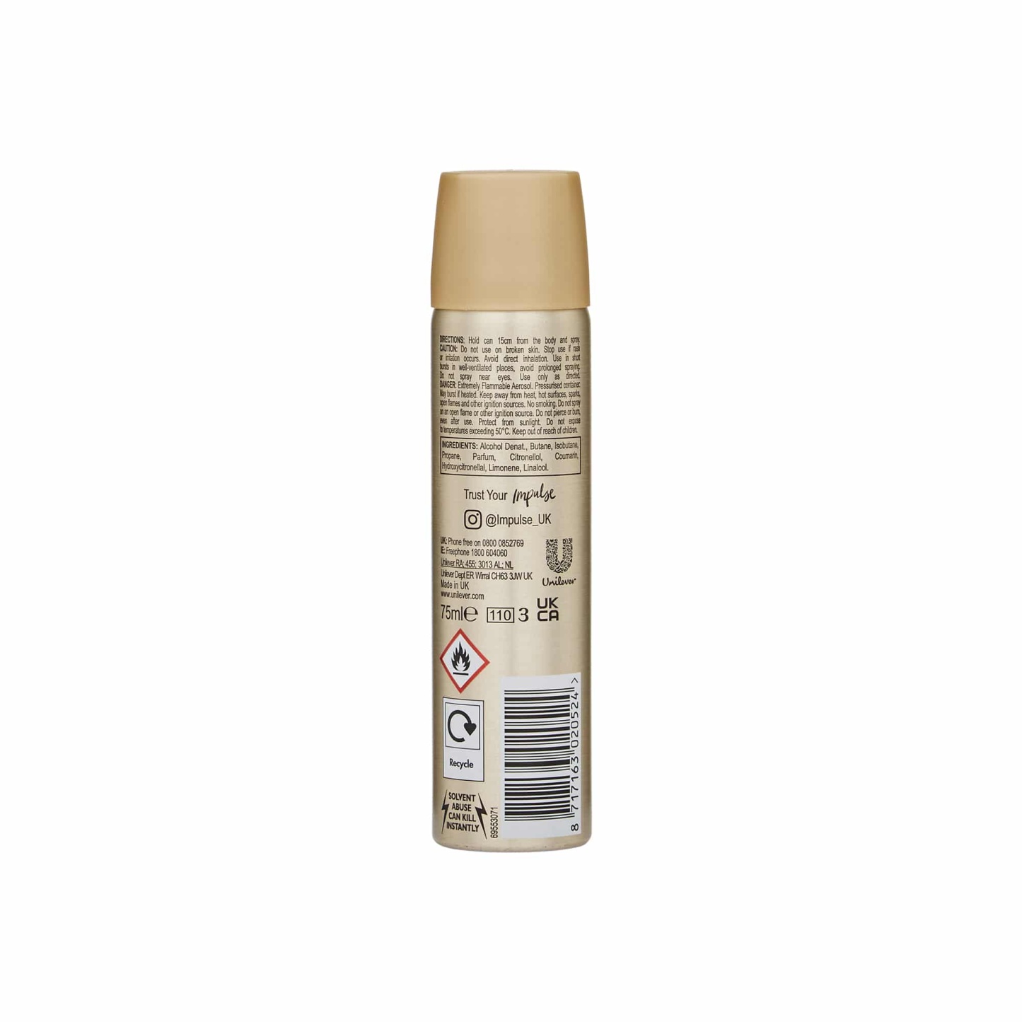 Impulse Tease Body Spray Deodorant 75ml