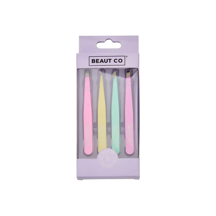 Beaut Co Tweezer Set 4 Pack