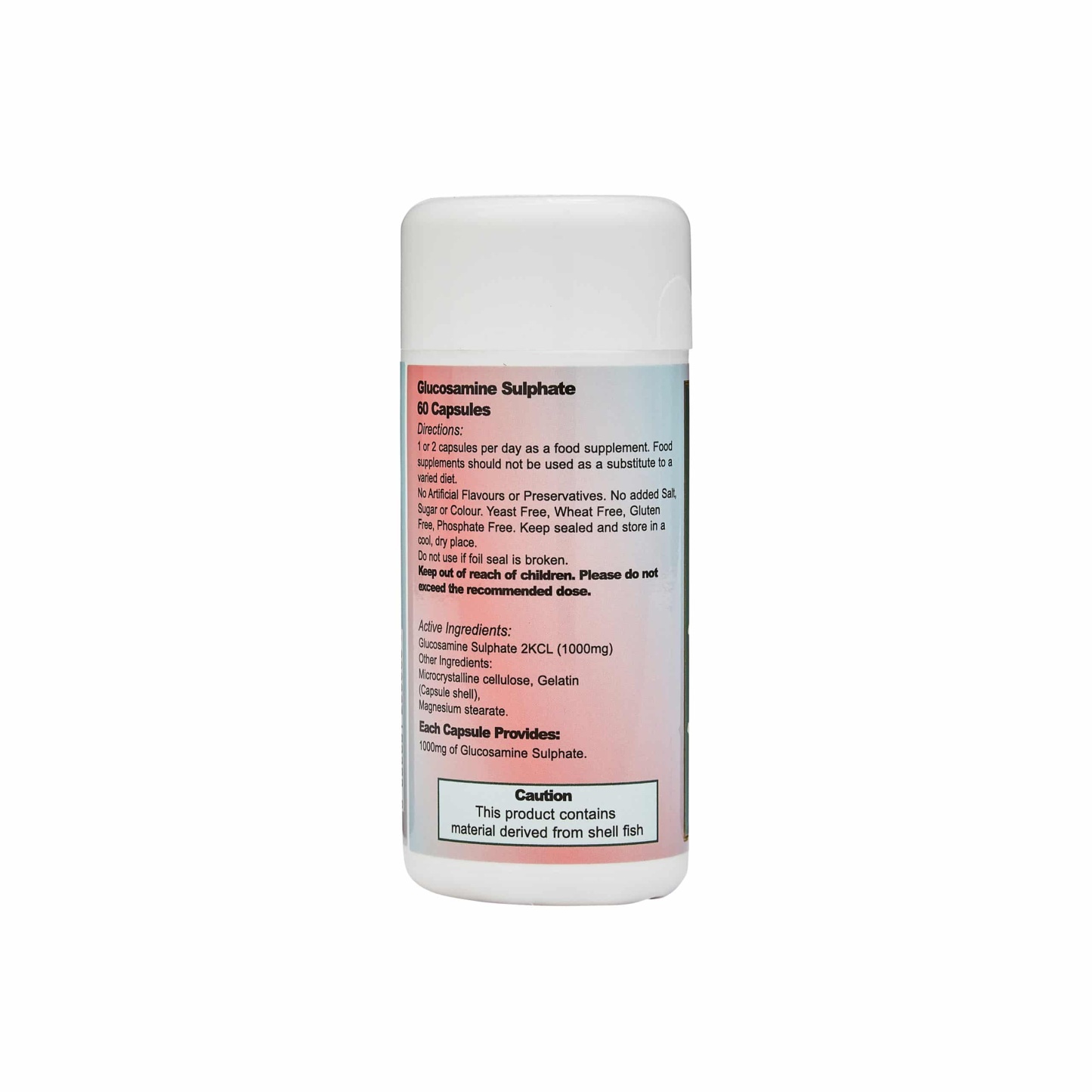 Bodycare Glucosamine Sulphate 1000mg Capsules 60's