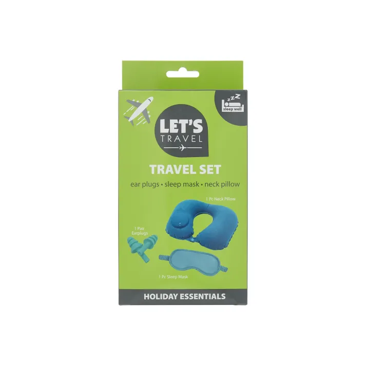 Let's Travel Holiday Essentials 3 Piece Travel Set