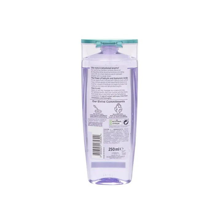 Elvive Hydra Pure Shampoo 250ml