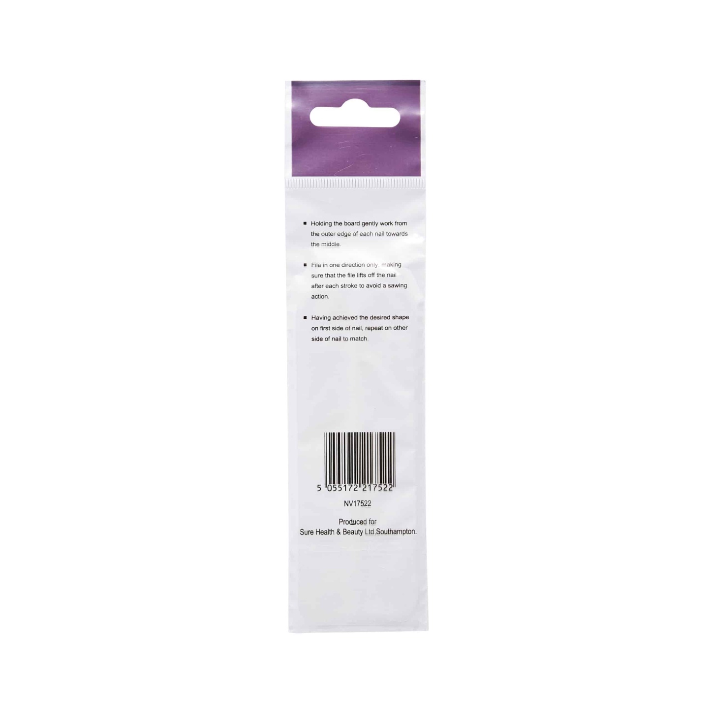 Innovate Patterned Emery Boards x2 With Cuticle Stick