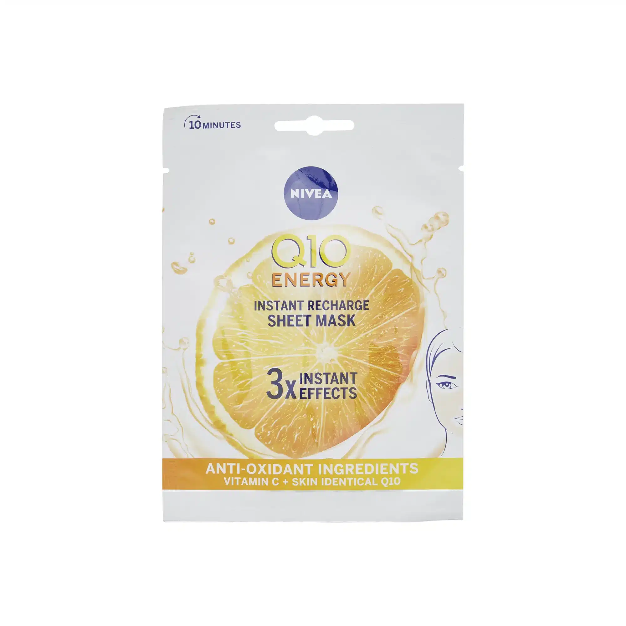 Nivea Q10 Anti-Wrinkle Energy Instant Boost Sheet Mask