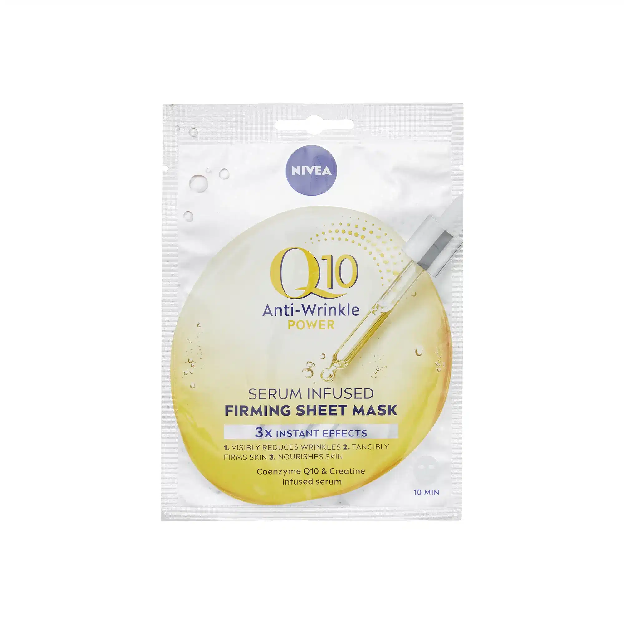 Nivea Q10 Anti-wrinkle Power Serum Infused Firming Sheet Mask