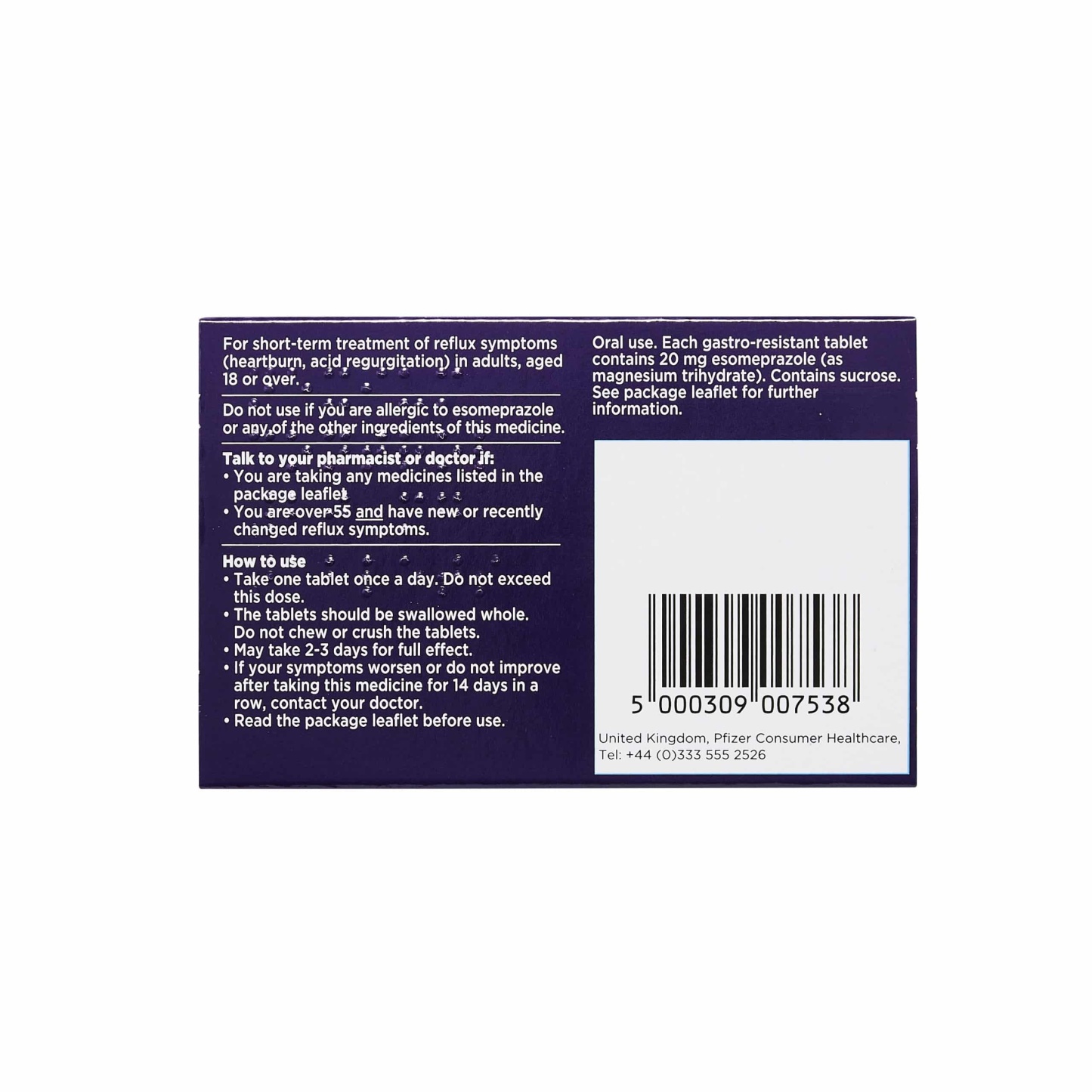 Nexium Control Tablets 7's