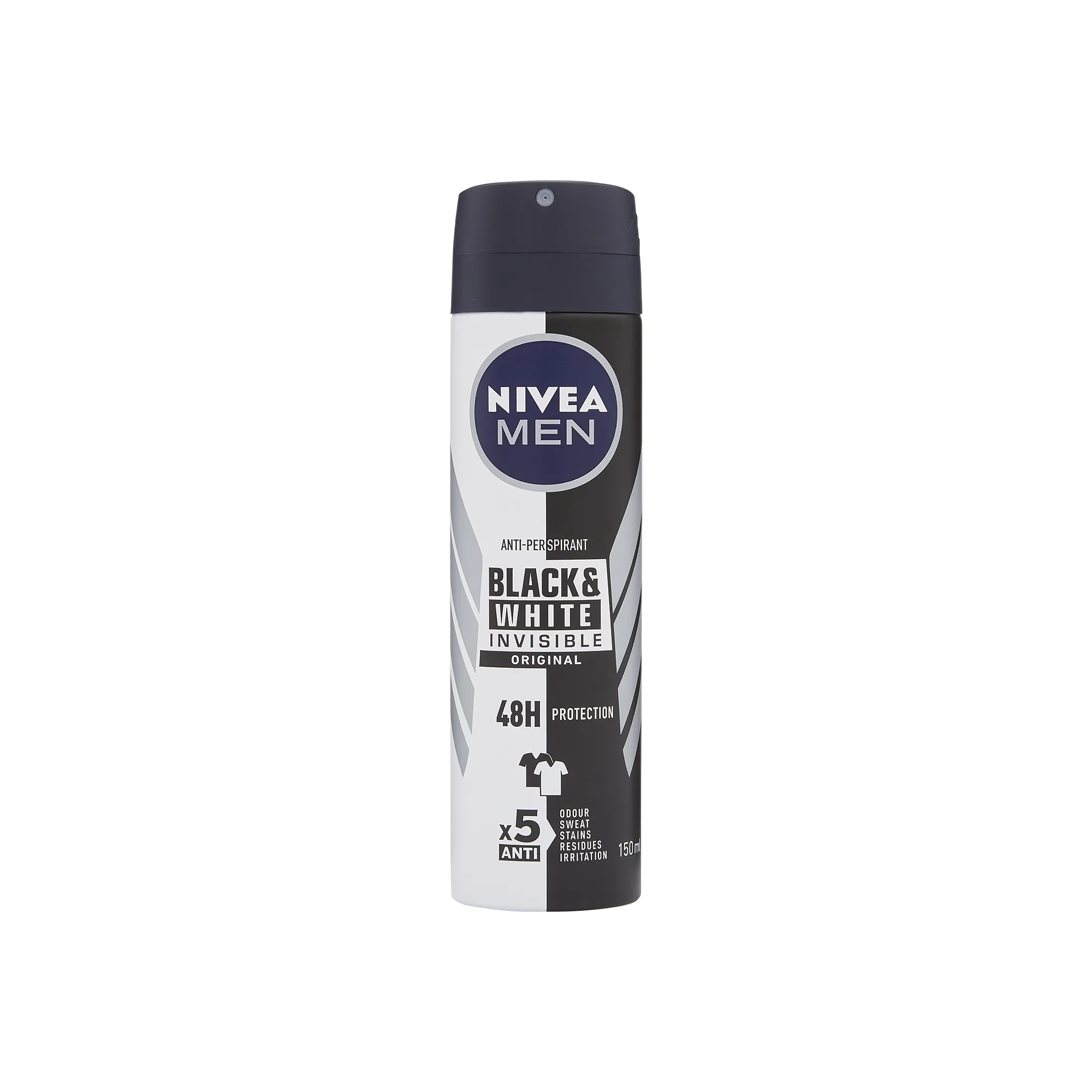 Nivea Men Black & White Anti-Perspirant Deodorant 150ml