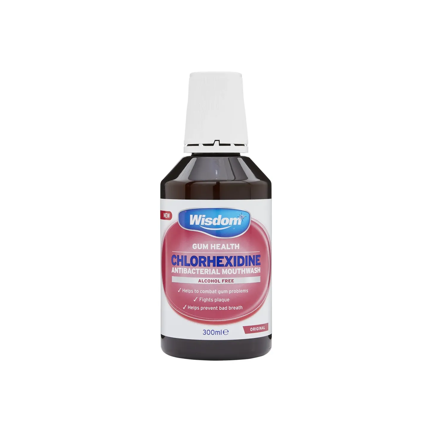 Wisdom Gum Health Chlorhexidine Mouthwash 300ml