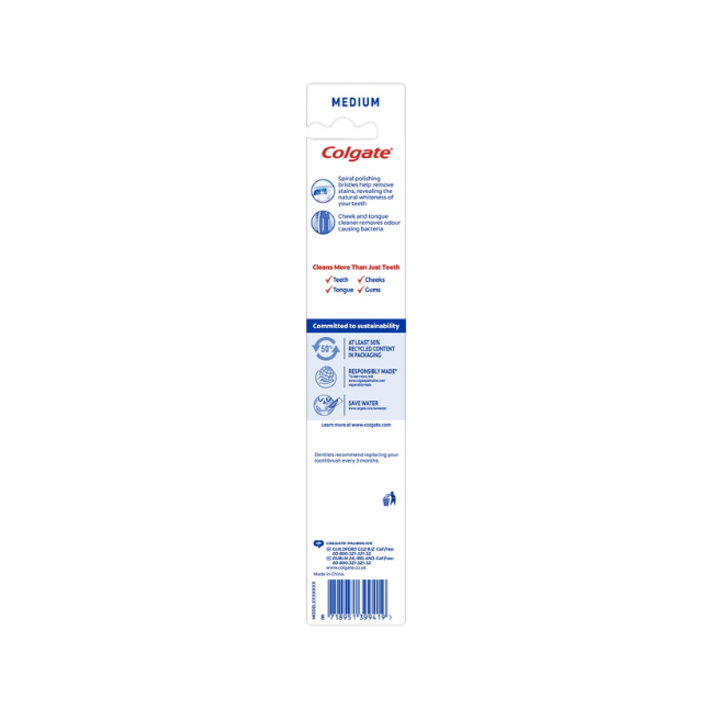 Colgate Advanced White Medium Toothbrush