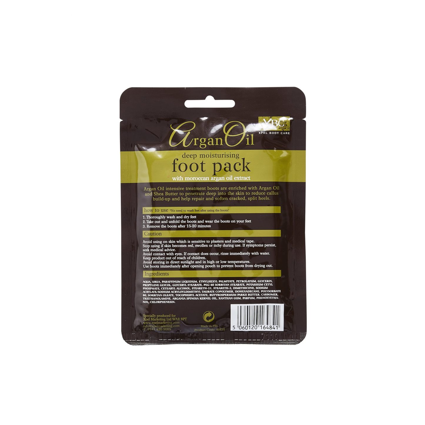 Xpel Foot Pack Argan Oil