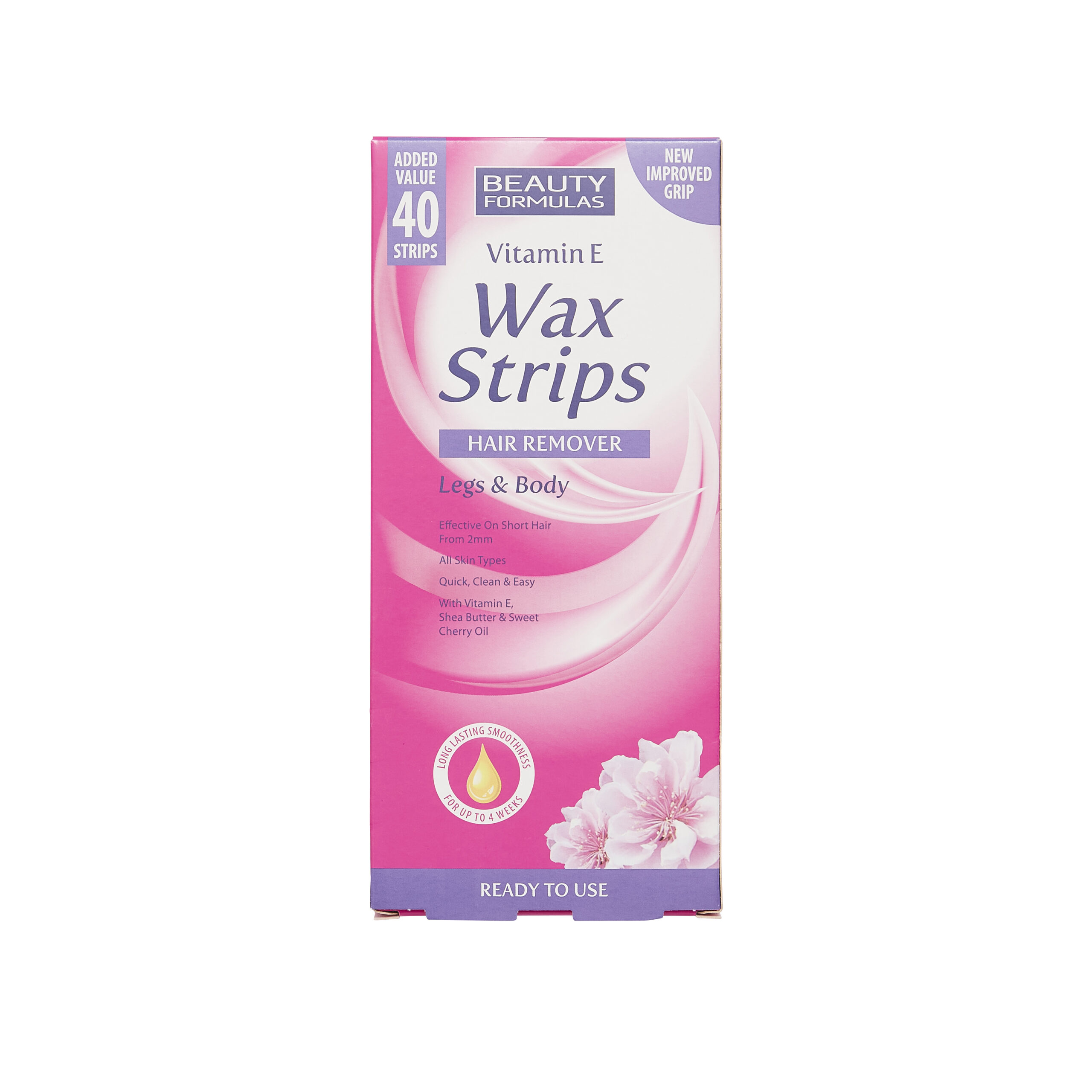 Beauty Formulas Wax Strips Legs & Body 40's