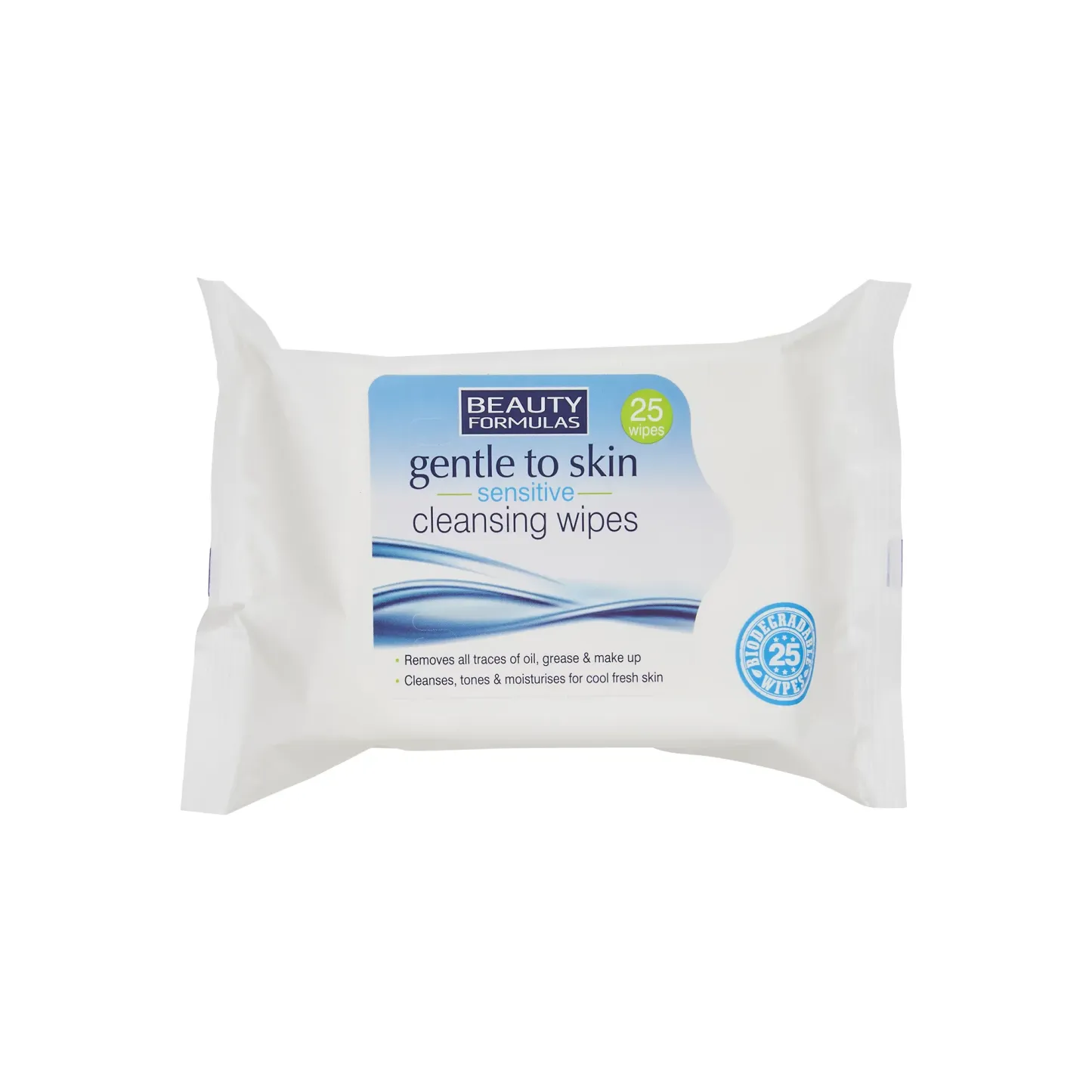 Beauty Formulas Sensitive Cleansing Wipes 25's